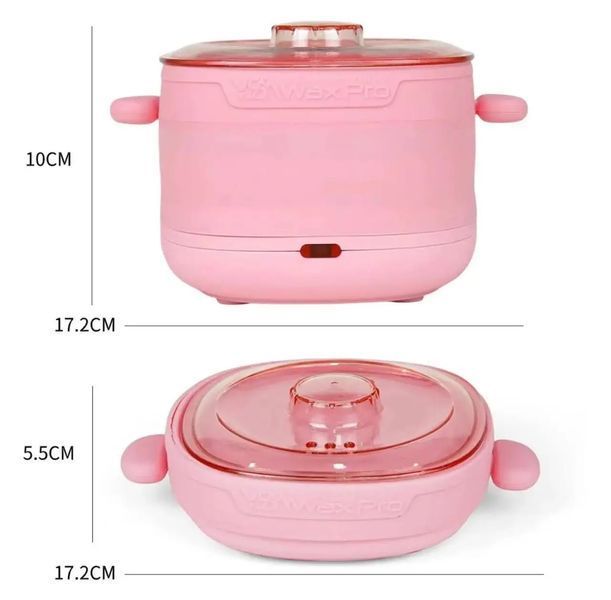 Воскоплав баночний силіконовий складаний Wax Warmer YSM-1002A 400 мл 100 Вт SYSM-1002A фото