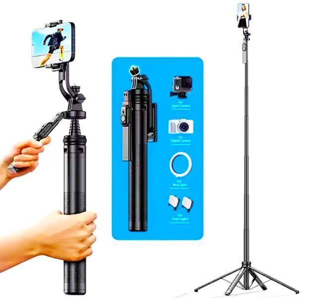 Штатив для телефону тринога С18 Selfie stick AND HA-72 2053508 фото