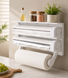 Кухонный диспенсер для пленки, фольги и полотенец Kitchen Roll Triple Paper dispenser, держатель для полотенец 21910015 фото 5
