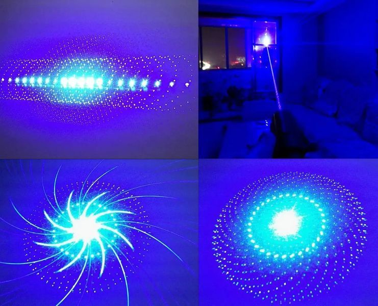 Лазерна указка Laser B017 50000 mW 450 nm 10000 m sp3685 фото