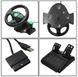 Руль игровой с педалями Vibrating Wheel PS3 PC USB 20500000008 фото 3