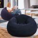 Надувне крісло-пуф Inflatable Sofa / Надувне крісло-мішок 110&times;110&times;85 см Темно-синій G6820/5 фото 1