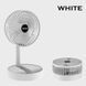 Портативний міні вентилятор для дому Telescopic Folding Fan Складаний настільний вентилятор із USB зарядкою 123222 фото 4