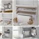Кухонный диспенсер для пленки, фольги и полотенец Kitchen Roll Triple Paper dispenser, держатель для полотенец 21910015 фото 2