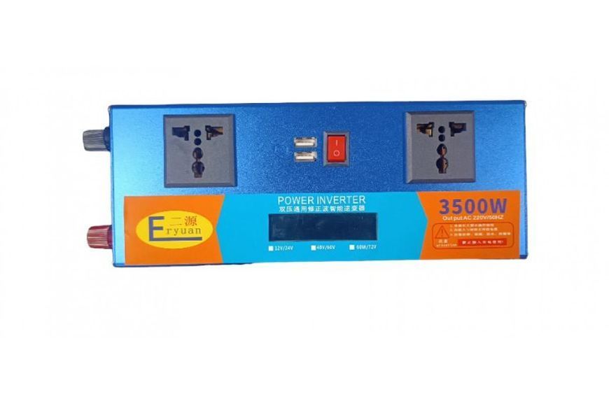 Перетворювач напруги з 12V/24V 220V 3500W LCD SMART (EY3500W) M15398 фото