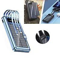 Мобільна зарядка Power Bank на сонячній батареї UKC 10000 mAh Solar sp54 фото
