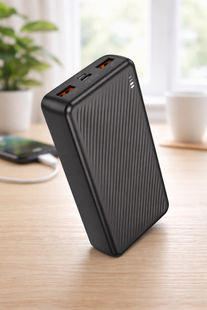 Повербанк Borofone J56A 20000 mAh/ Зарядний пристрій / Power Bank 2xUSB, Type C, micro-USB J56A фото