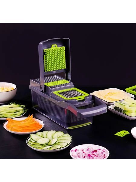 Багатофункціональна овочерізка Safe slice mandoline 16 в 1 m161 фото