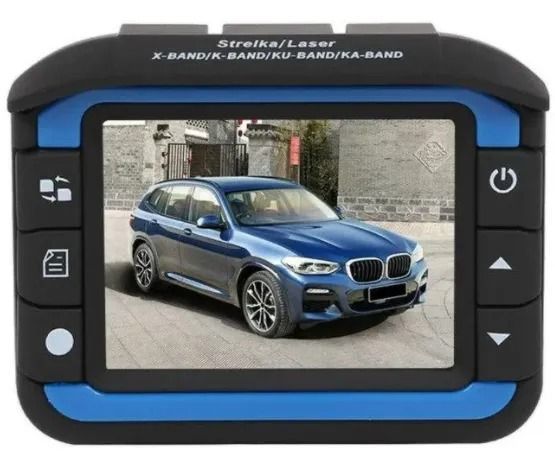 Автомобільний відеореєстратор з антирадаром та камерою з кутом огляду 140 градусів HD 720P 205003324980 фото