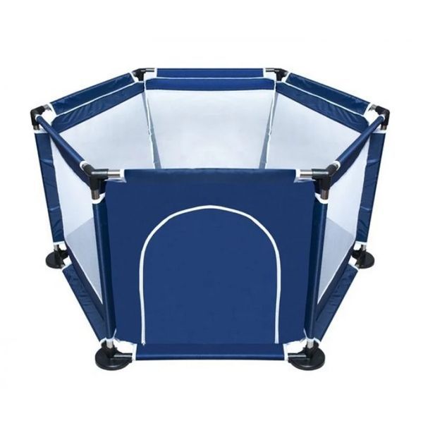 Манеж дитячий Malatec 126х109х65, 5 см темно-синій VenDNT-102 фото