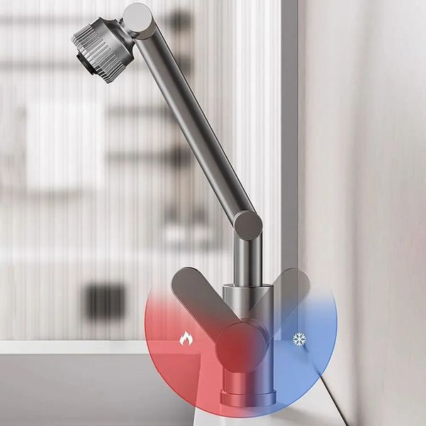 Змішувач для кухні під фільтр із гнучким зливом faucet AND938 2053432 фото