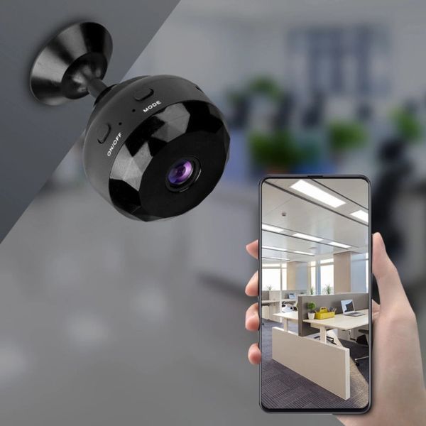 Мини-камера видеонаблюдения с Wi Fi / Портативная камера с микрофоном / Беспроводная мини-камера с магнитным креплением G10160 фото