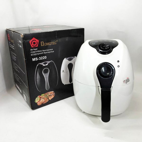 Аеро фритюрниця Air Fryer DOMOTEC MS-3220 білий NF-00007956 фото
