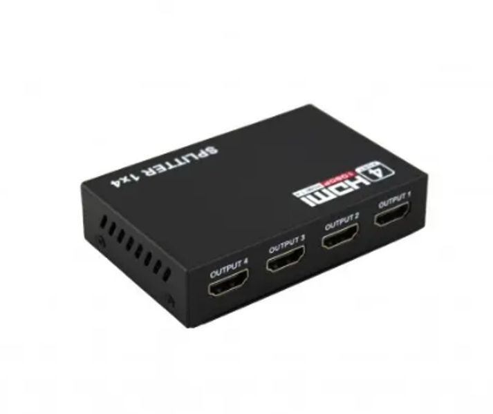HDMI розгалужувач на 4 порти HDMI SPLITTER 1 in 4 / Чорний sp9220 фото