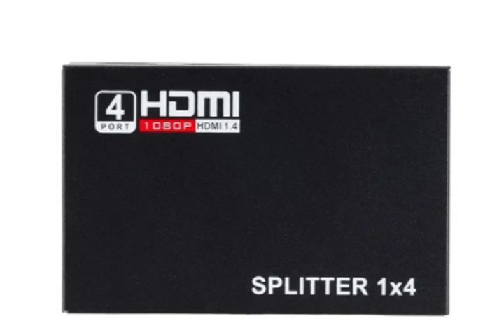 HDMI розгалужувач на 4 порти HDMI SPLITTER 1 in 4 / Чорний sp9220 фото