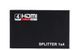 HDMI розгалужувач на 4 порти HDMI SPLITTER 1 in 4 / Чорний sp9220 фото 5