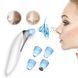 Вакуумний очисник Derma suction DS Vacuum для професійної чистки шкіри та пор обличчя - легкий компактний зручний прилад у використанні + 4 насадки, Білий 205021 фото 3
