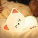 Дитячий нічник Sleeping cat Світильник акумуляторний сенсорний 6 режимів свічення 5Вт VEN702 фото 2