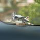 Креативний автомобільний освіжувач, ароматизатор повітря у вигляді літака з пропелером, що обертається, від сонячної панелі AS2448 фото 3