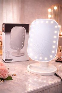 Дзеркало для макіяжу з LED підсвічуванням Cosmetie Mirror HH071 20LED HH071 фото