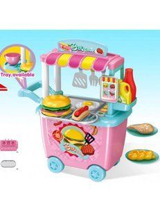 Дитячий ігровий набір HAPPY CHEF (закусочна з візком) jv52639874 фото