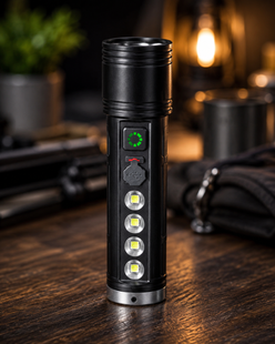 Ручний ліхтарик S 200 / Акумуляторний ліхтарик UKC Luminous S200 / Потужний LED ліхтар sp10487 фото