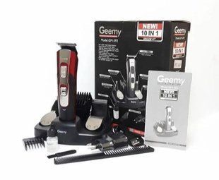Машинка для стрижки волосся Gemei GM-592 10 в 1, Електробритва, триммер sa5445796 фото