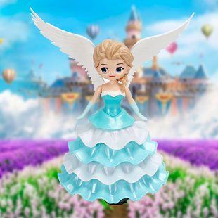 Танцююча лялька-нічник принцеса, що обертається Dancing Angel Ice Princess 5401245893 фото