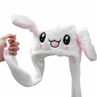 Шапа, що світиться БІЛА Pikachu toys soft toys with led з рухомими вушками pr2563980 фото