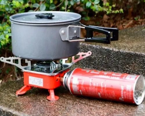 Портативна газова плитка Portable Card Type Stove K-202 2541202 фото