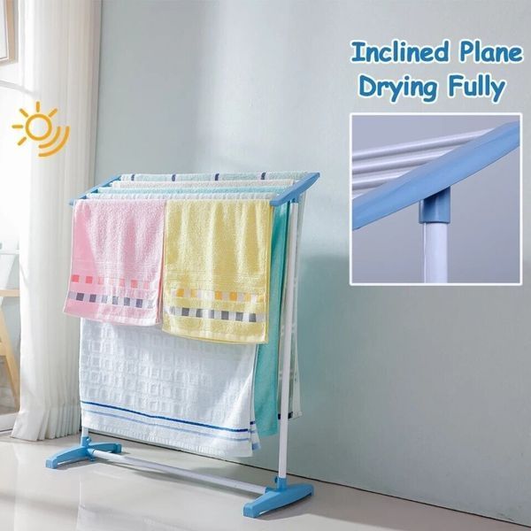 Підлогова сушарка для білизни Mobile towel rack OS545412 фото