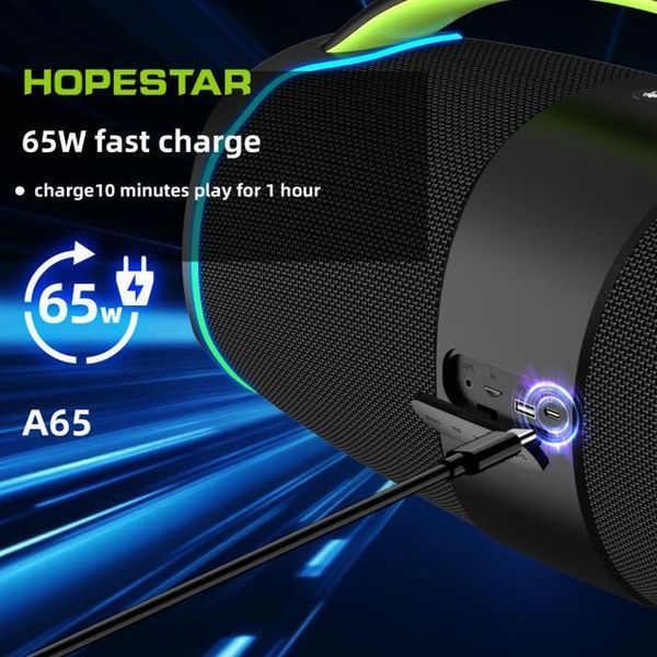 Портативна бездротова колонка Bluetooth Hopestar A65 | з мікрофоном 239A65 фото