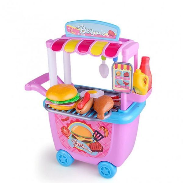 Дитячий ігровий набір HAPPY CHEF (закусочна з візком) jv52639874 фото