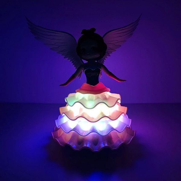 Танцююча лялька-нічник принцеса, що обертається Dancing Angel Ice Princess 5401245893 фото