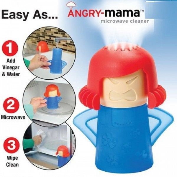 Очищувач мікрохвильової печі Angry Mama nav49269 фото