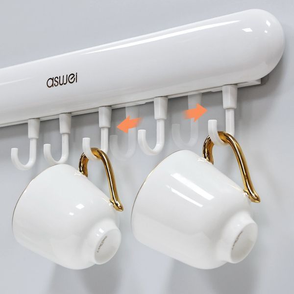 Універсальна настінна вішалка з гачками Towel hook LY-839 2054049 фото