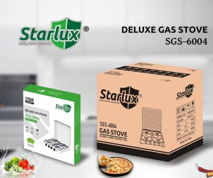 Газова плита STARLUX SGS-6004 на 4 конфорки SGS-6004 фото