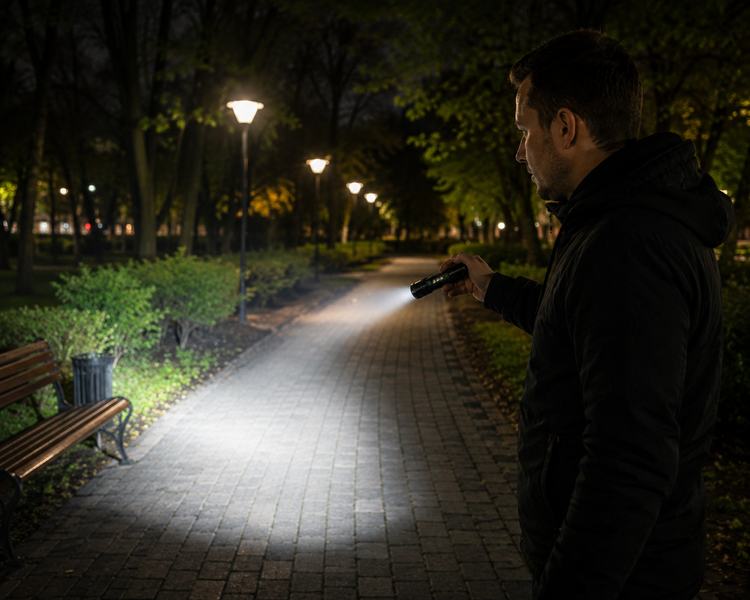 Ручний ліхтарик S 200 / Акумуляторний ліхтарик UKC Luminous S200 / Потужний LED ліхтар sp10487 фото