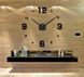 Настінний годинник 3D "DIY CLOCK" з цифрами від 60 до 120см Black pr212 фото 1