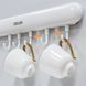 Універсальна настінна вішалка з гачками Towel hook LY-839 2054049 фото 4