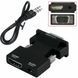 Конвертер з HDMI на VGA OUT Black sp54100 фото 2