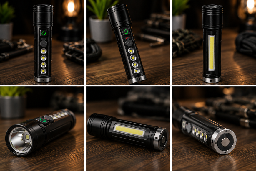 Ручний ліхтарик S 200 / Акумуляторний ліхтарик UKC Luminous S200 / Потужний LED ліхтар sp10487 фото