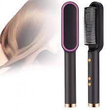 Електрична гребінець-випрямляч Hair Straightener HQT-909 щітка для укладання волосся 20500000018 фото