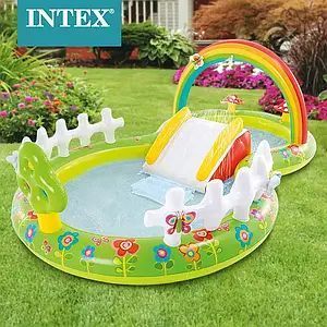 Дитячий надувний ігровий центр Intex 57154 Мій сад 290х180х104 см VEN-1026 фото