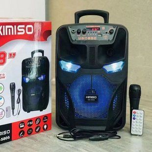 Легка та функціональна колонка-валіза Kimiso QS-5805 з мікрофоном (USB/BT/FM). G5805 фото
