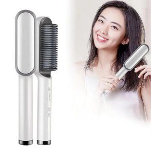 Електрична гребінець-випрямляч Hair Straightener HQT-909 щітка для укладання волосся 20500000018 фото