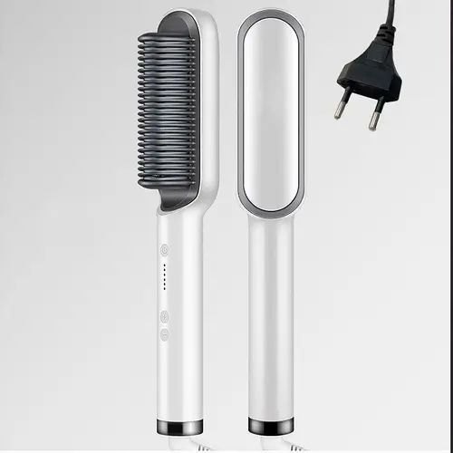 Електрична гребінець-випрямляч Hair Straightener HQT-909 щітка для укладання волосся 20500000018 фото