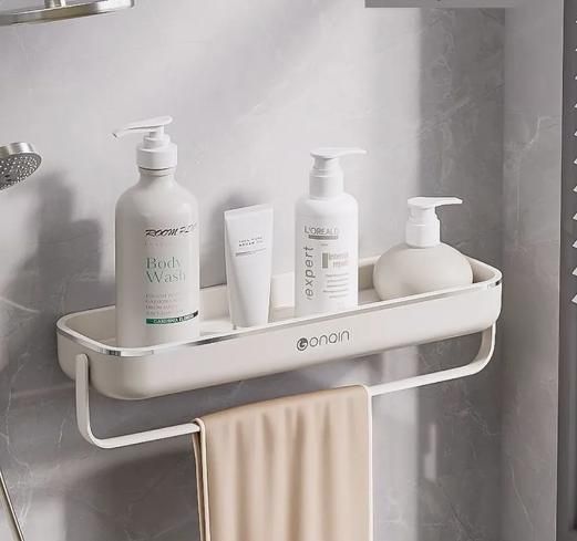 Органайзер у ванну полиця+вішалка TOWEL BAR LY-840 2054050 фото