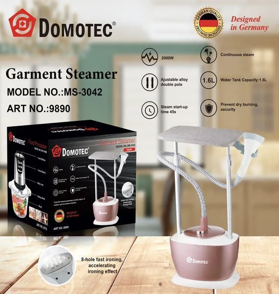 Відпарювач Domotec MS-3042 - потужний вертикальний парогенератор sp9890 фото