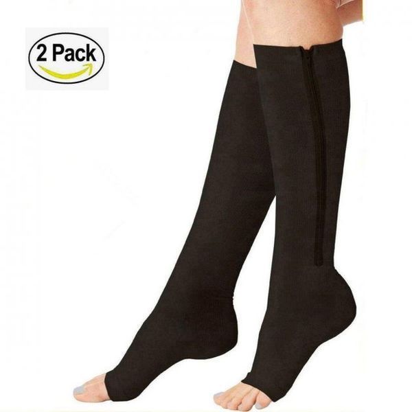Компресійні гольфи Zip Sox, шкарпетки від варикозу Бежеві 8011319 фото